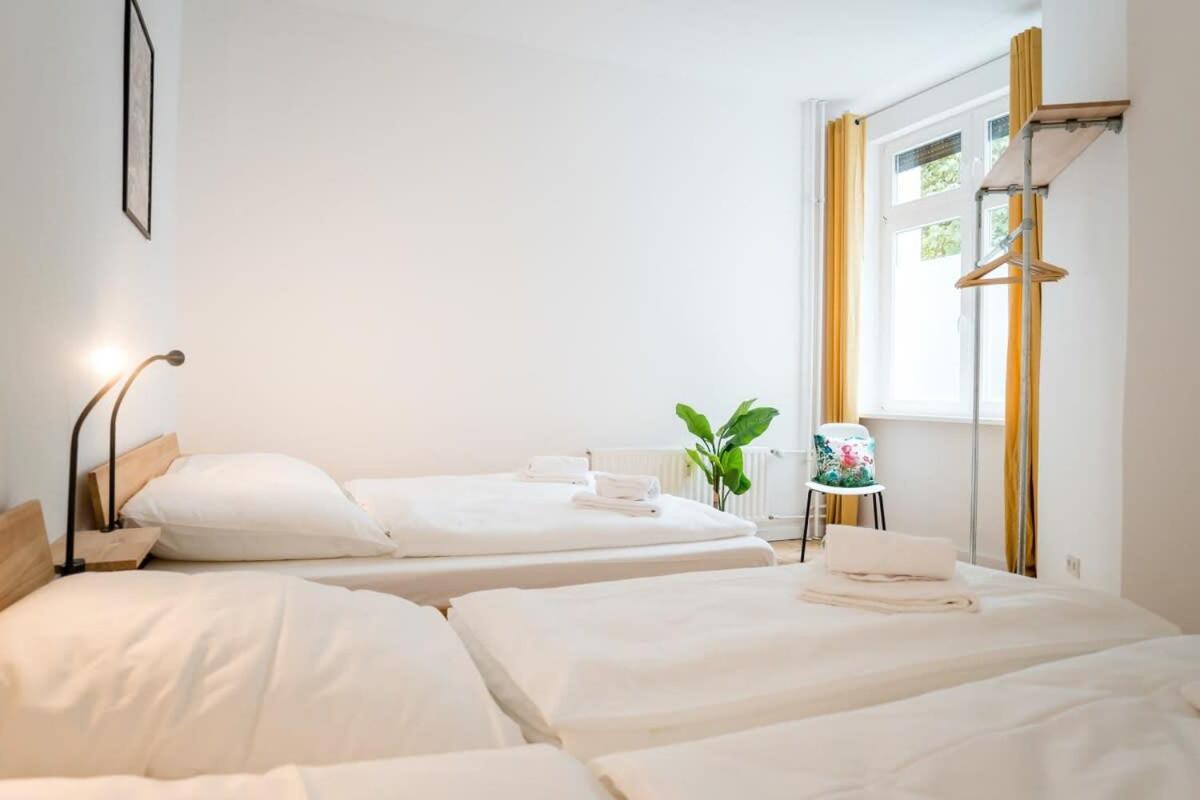 Spacious 3Br Plus Ac Self Check-In Street Parking Berlín Exterior foto
