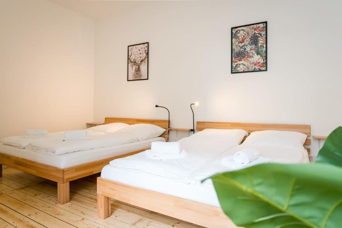 Spacious 3Br Plus Ac Self Check-In Street Parking Berlín Exterior foto